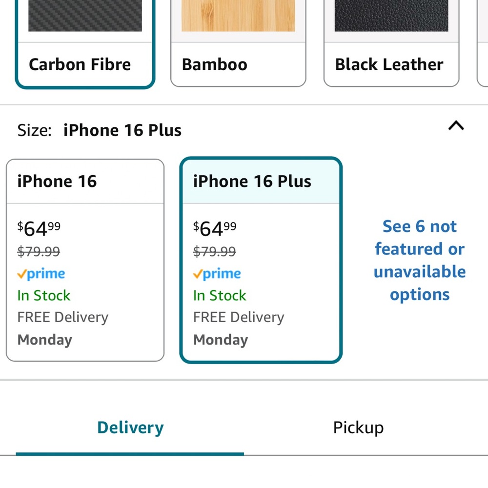 Mous —NEW in Sealed Box — Black Carbon Fiber iPhone 16 PLUS Case - Picture 5 of 5